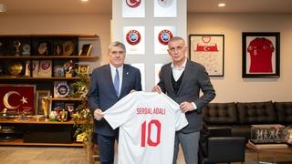 Beşiktaş Başkanı Serdal Adalı'dan TFF Başkanı Hacıosmanoğlu'na ziyaret