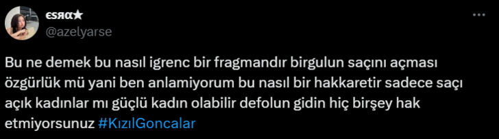 Kızıl Goncalar'ın o sahnesine tepki yağıyor! 'Bu nasıl bir iğrençlik' G1