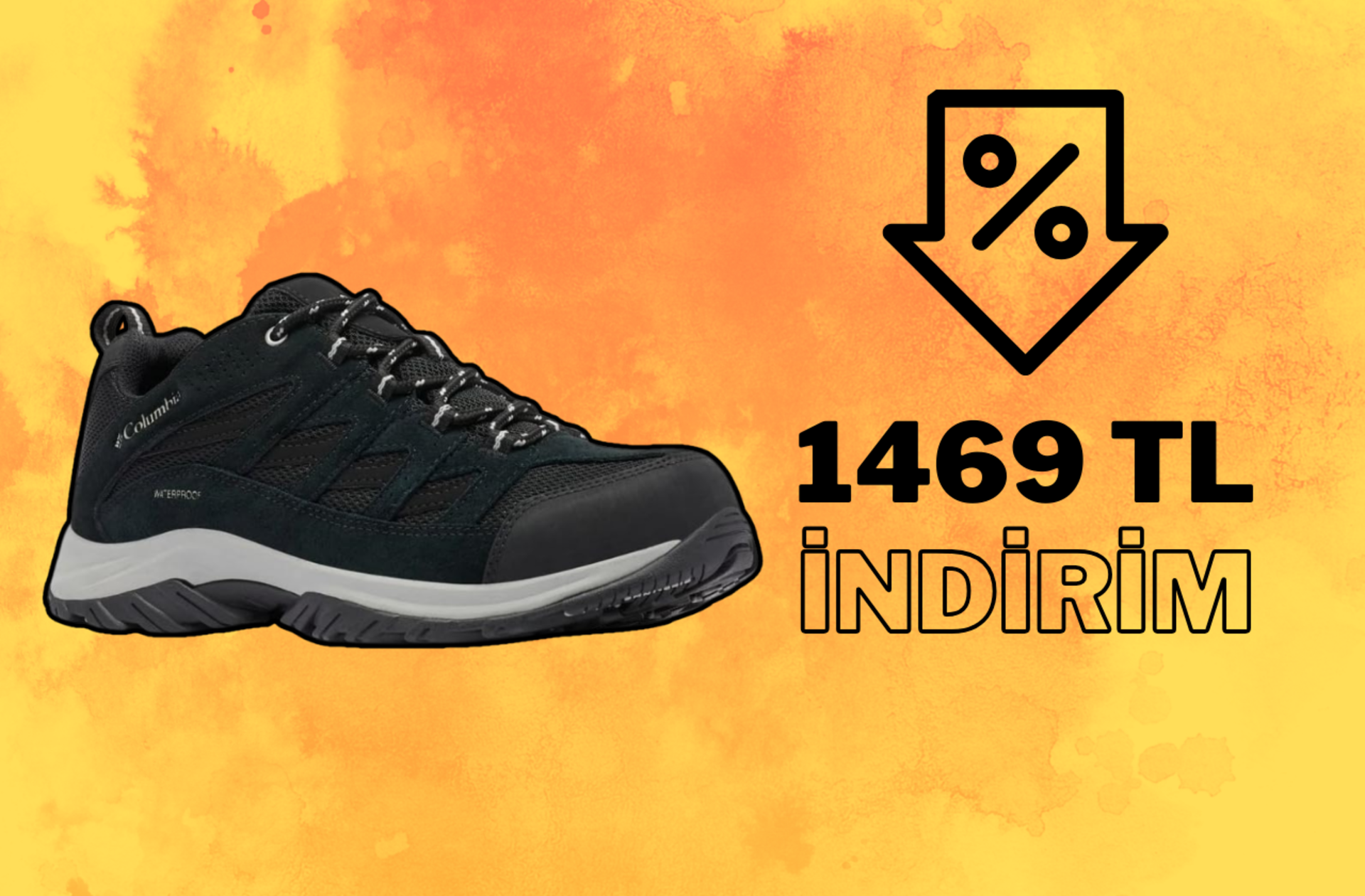 Fiyatı düştü! Columbia Crestwood Waterproof Ayakkabı'da kaçırılmayacak indirim