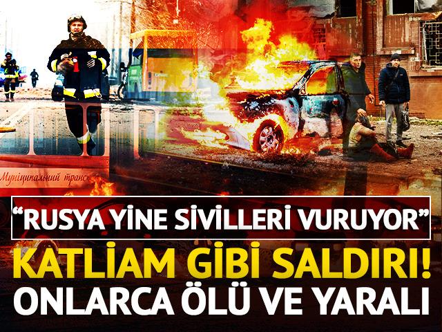 Rusya'dan Ukrayna'ya katliam gibi saldırı: 13 ölü, 30 yaralı! "Rusya yine sivilleri vuruyor"