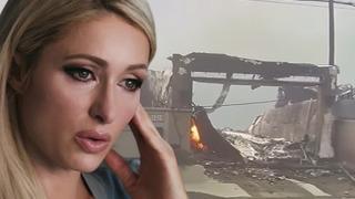 Paris Hilton Los Angeles'taki evinin yandığını canlı yayında izledi: Kaybım büyük olsa da...