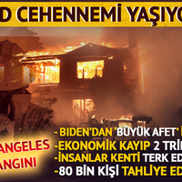 ABD'de yangın cehennemi... İnsanlar Los Angeles'ı terk ediyor: Biden 'Büyük Afet' ilanını onayladı! Ekonomik kayıp 2 trilyon...