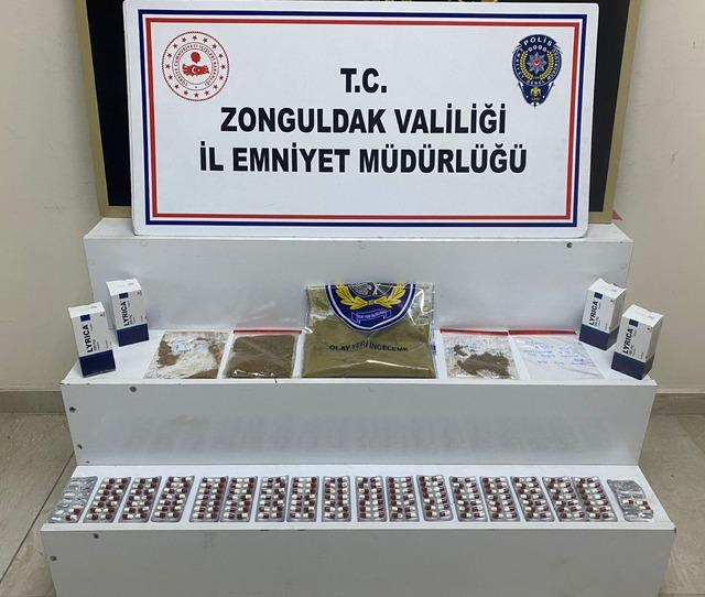 Zonguldak'ta uyuşturucu operasyonunda 4 şüpheli tutuklandı