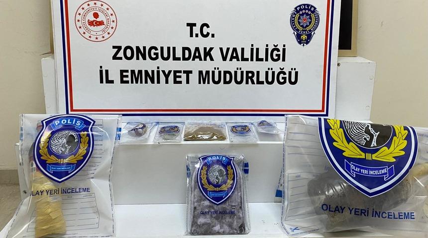 Zonguldak'ta uyuşturucu operasyonunda 4 şüpheli tutuklandı