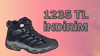 Su geçirmez, ultra konforlu Merrell outdoor ayakkabıda indirim