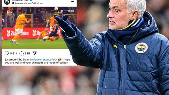 Jose Mourinho'dan olay yaratan Galatasaray hamlesi! Miguel Crespo-Abdülkerim Bardakcı pozisyonunu paylaştı: Umarım iyisindir ve tekmeliklerin karbondandır...