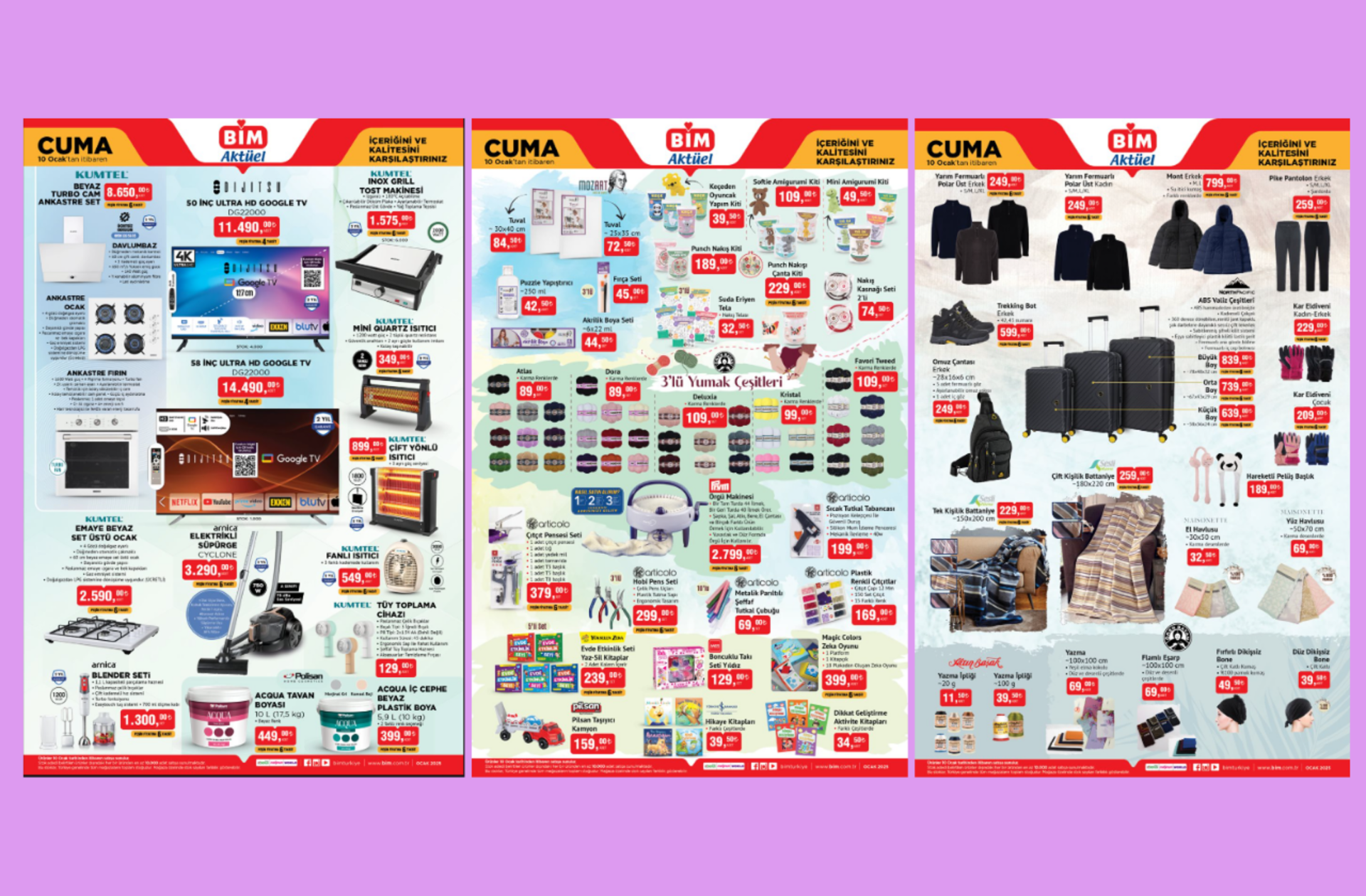 BİM'e Kumtel Isıtıcı geliyor! 10 Ocak 2025 BİM Aktüel Kataloğu burada