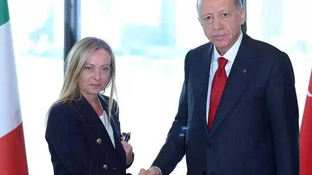 Cumhurbaşkanı Erdoğan, Meloni ile görüştü! İşte görüşmede ele alınan konular...