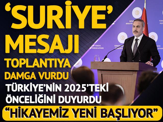 'Suriye' mesajı toplantıya damga vurdu: "Hikayemiz yeni başlıyor"