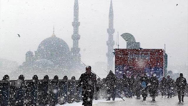 Ankara ve İstanbul’da kar ve karla karışık yağmur uyarısı