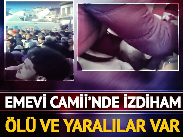 Emevi Camii'nde izdiham! Ölü ve yaralılar var