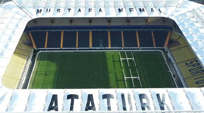 Fenerbahçe Kulübü, Mustafa Kemal Atatürk'ün ismini Ülker Stadı'nın çatısına işledi