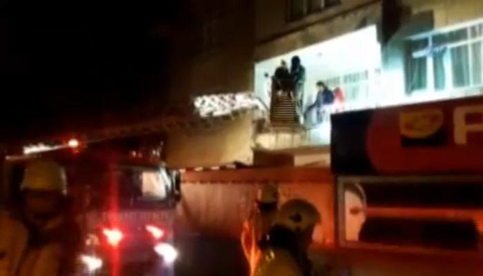 Beyoğlu'nda otelde yangın: 6 yaralı