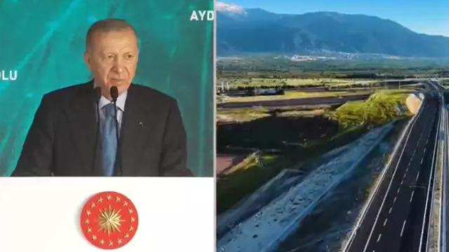 Cumhurbaşkanı Erdoğan Aydın-Denizli Otoyolu'nun açılışını yaptı: "2 saatlik yolculuk süresi 1 saatin altına iniyor"