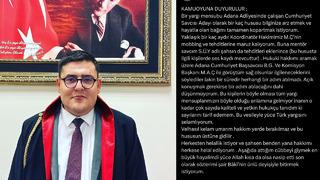 Sosyal medyadan intihar mesajı paylaştı! Adana'da savcı adayı Mithat Can Yalman'ın otel odasında cansız bedeni bulundu