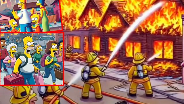 The Simpsons (Simpsonlar) yine bildi! 20 yıl önceki bölümünde Kaliforniya yangınını bilmişler: Bu kadarı tesadüf mü?