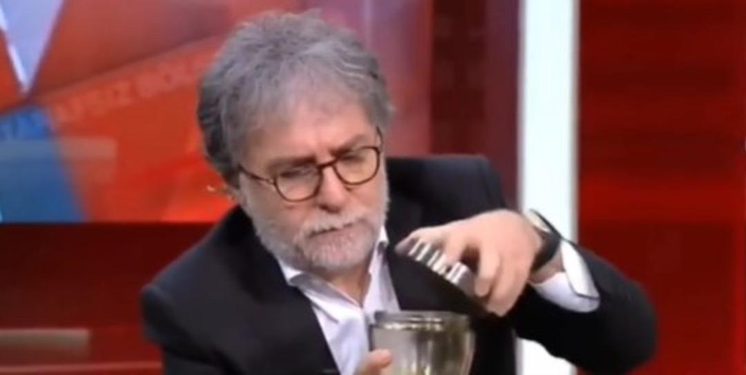 Ahmet Hakan canlı yayında Gabar petrolünü kokladı! Şahan Gökbakar kendini tutamadı!   Gabar Ahmet   1