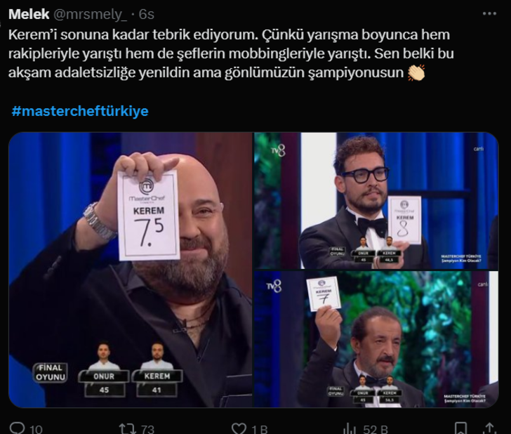 MasterChef'te şampiyon belli oldu Kerem'in fanları isyan etti! Jüriye eleştiri yağdı G3