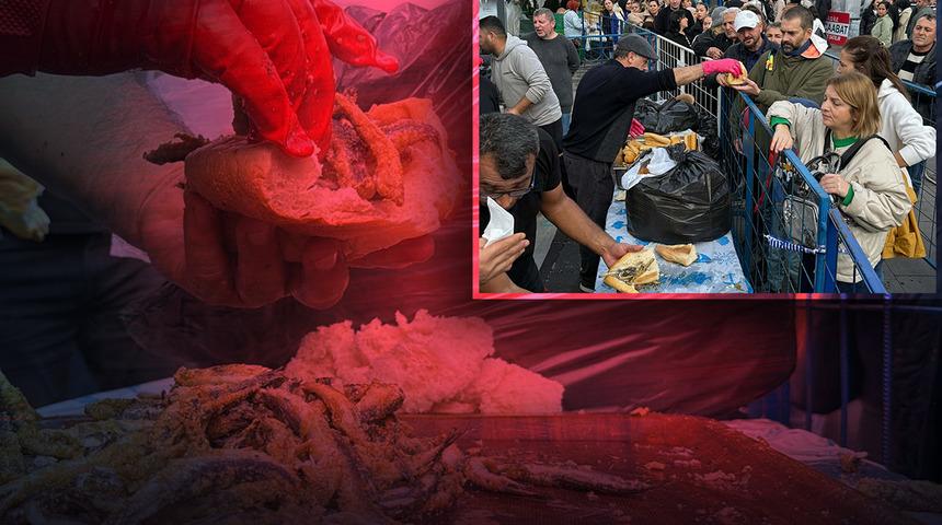 Kışın ortasında Bodrum'dan renkli görüntüler: Hem yiyip hem eğlendiler, kuyruğun sonu gözükmedi