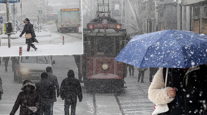 Trakya'da kar kalınlığı 10 santimetreye ulaştı! Uzmanlardan uyarı geldi: İstanbul'a kar geliyor!