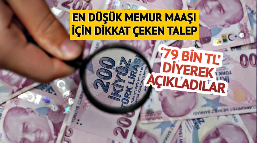 En düşük memur maaşı için '79 bin TL' çıkışı! Kira yardımı, seyyanen zam ve ek ödemeler...
