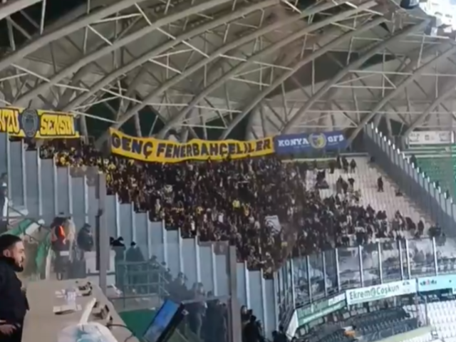 Konyaspor maçının ardından statta hiç beklenmedik bir müzik çalındı! Fenerbahçe taraftarları çılgına döndü... 