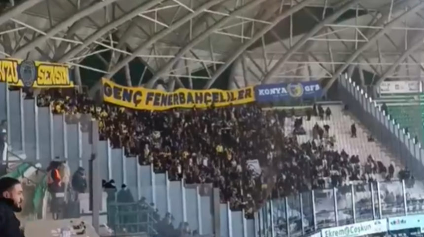 Konyaspor maçının ardından statta hiç beklenmedik bir müzik çalındı! Fenerbahçe taraftarları çılgına döndü... 