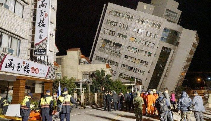 Tayvan'da büyük deprem
