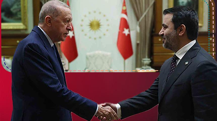 Suriye'nin yeni yönetimi ilk resmi ziyaretini Türkiye'ye gerçekleştirdi! Cumhurbaşkanı Erdoğan, Şeybani'yi kabul etti