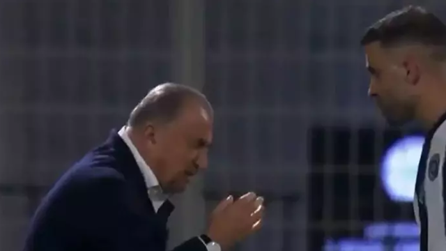 Fatih Terim ve Hamdallah arasında şaşırtan anlar! Kimse beklemiyordu... Elindeki suyu sıçrattı!