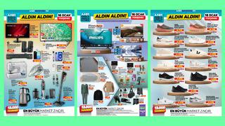 A101'e lüks marka spor ayakkabılar geliyor! İşte 16 Ocak 2025 A101 Aldın Aldın Kataloğu