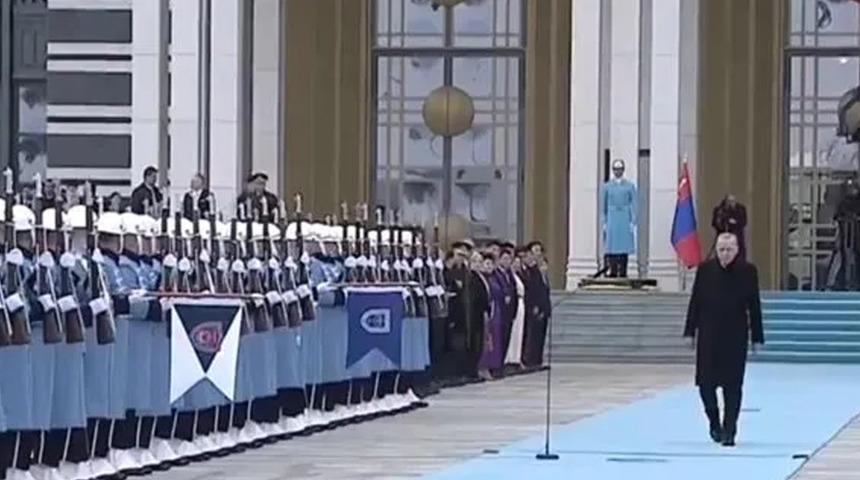 Moğolistan Cumhurbaşkanı Khurelsukh Ukhnaa Ankara'da