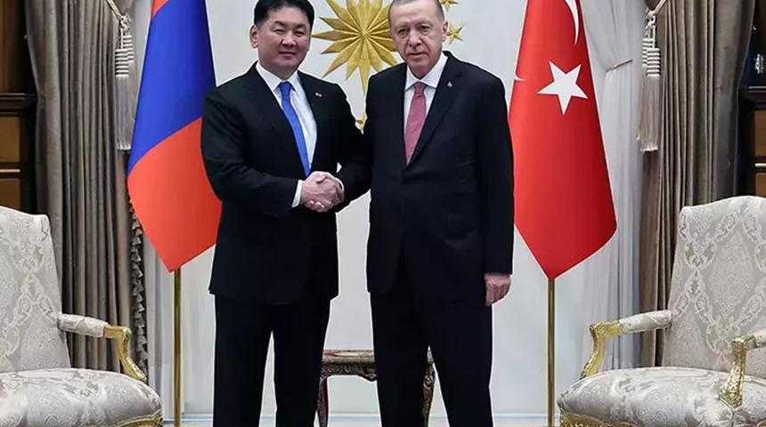Moğolistan Cumhurbaşkanı Ankara'da! Cumhurbaşkanı Erdoğan: 'İsrail'in ateşkesin ihlaline izin verilmemeli'