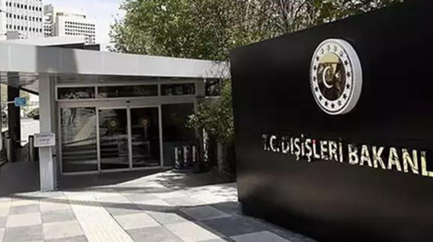 Dışişleri Bakanlığı'ndan ABD'nin GKRY kararına kınama!