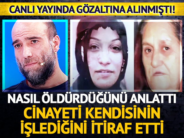 Cinayeti kendisinin işlediğini itiraf etti! Nasıl öldürdüğünü anlattı... 