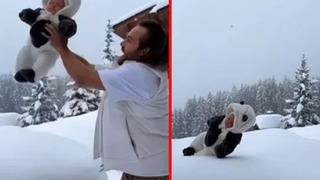 Rus sosyal medya fenomeni 2 aylık bebeğini kara fırlattı... O anları paylaşınca tutuklandı! Daha fazla izlenme için yaptığı 'pes' dedirtti