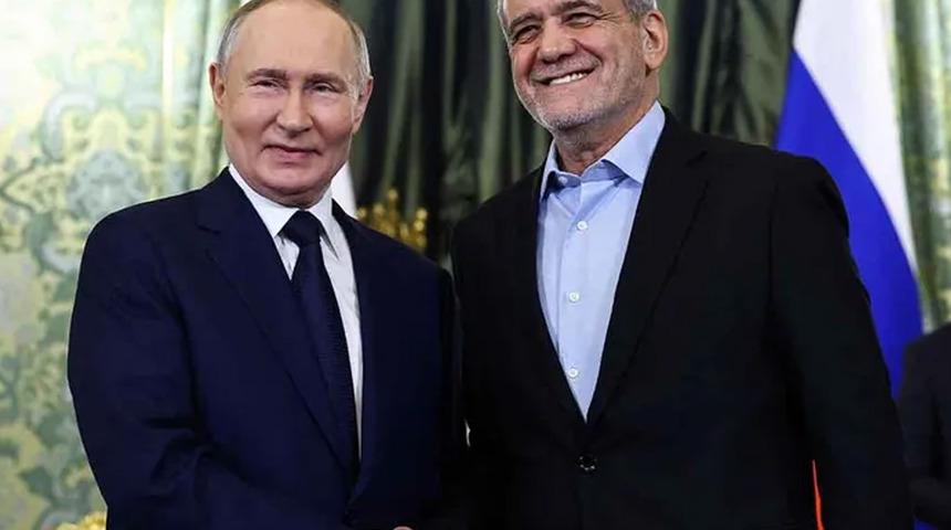 Rusya ve İran'dan stratejik ortaklık! Anlaşmayı imzaladılar