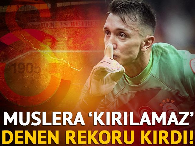 Fernando Muslera, Galatasaray formasıyla 'kırılamaz' denilen rekoru kırdı