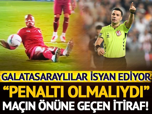 Galatasaray isyan ediyor! Hatayspor maçındaki penaltı pozisyonu maçın önüne geçti