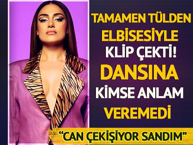 Klip çekiminden görüntüsünü yayınladı! Dansına kimse anlam veremedi    