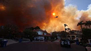 Melekler şehrinden cehennem görüntüleri... Alev alev yanan Los Angeles'tan geriye bir şey kalmadı!