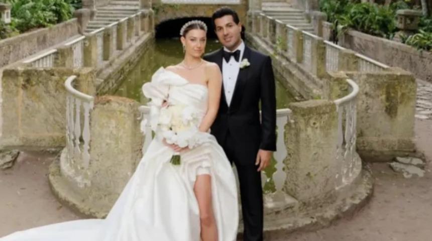 Reza Zarrab ve Dilara Altıntop Miami'de evlendi! Düğün 3 gün 3 gece sürdü! Telefonlar bile toplatıldı... İlk fotoğraf çıktı