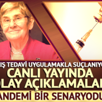 Canlı yayında olay açıklamalar: 'Pandemi bir senaryodur'