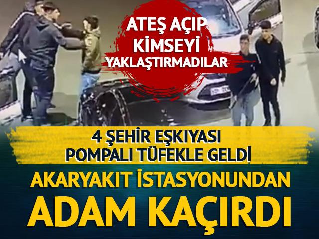 Yer: Diyarbakır! 4 şehir eşkıyası akaryakıt istasyonundan adam kaçırdı!