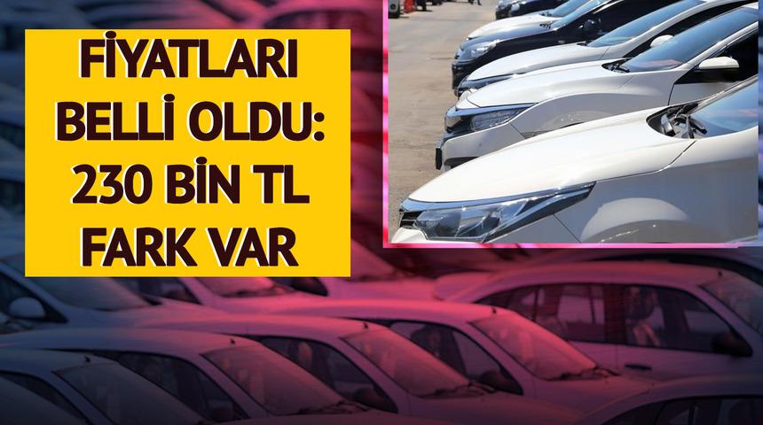 230 bin TL'lik fark var! İhaledeki kamu araçlarının satış fiyatları belli oldu: En ucuzu 180 bin liradan başlıyor