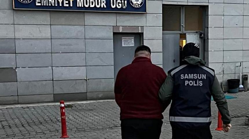 Samsun'da 24 yıl hapis cezası bulunan firari hükümlü yakalandı