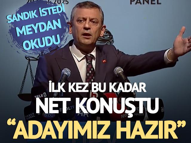 CHP'nin adayı hazır! Özgür Özel meydan okudu