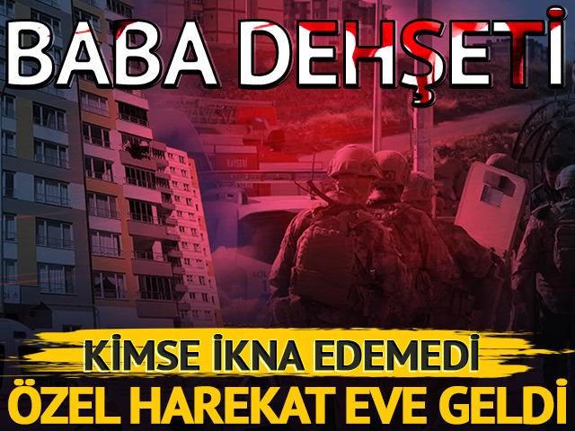 Kayseri'de baba dehşeti! 7 yaşındaki oğlunu vurdu, kendisini eve kilitledi