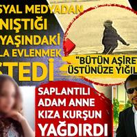 17 yaşındaki kızla evlenme isteği geri çevrilince pompalıyla kurşun yağdırdı