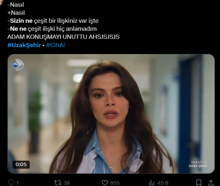 Uzak Şehir'de Alya, Cihan ve Mina'yı konuşurken görünce... Sosyal medyada en çok konuşulan sahne G2